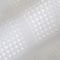 Elle Décor White Jacquard Solid Weave Shower Curtain